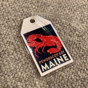Maine Lobster Luggage Tag NEW